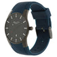 Kenneth Cole Quartz Analog with Date Black Dial Silicone Strap Watch for Men-NCKC10027724MN