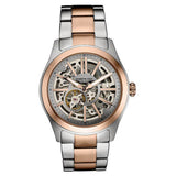 Kenneth Cole Automatic Silver Dial Stainless Steel Strap Watch for Men-NCKC10030816MN