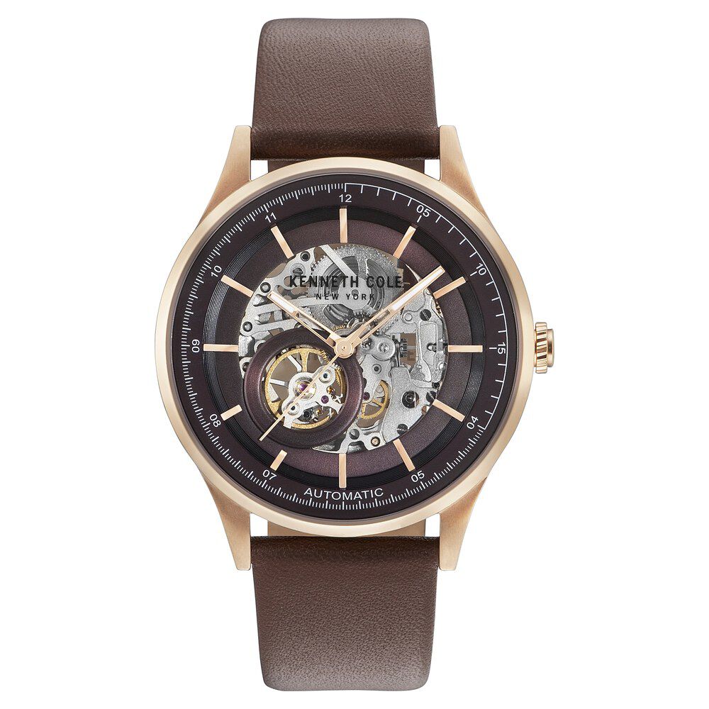Kenneth Cole Analog Brown Dial Watch for Men-NCKC15100003MN