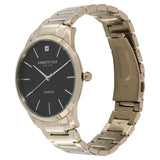 Kenneth Cole Quartz Analog Black Dial Metal Strap Watch for Men-NCKC15111014MN