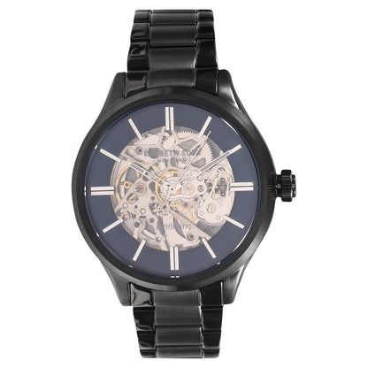 Kenneth Cole Automatic Blue Dial Metal Strap Watch for Men-NCKC15171001MN