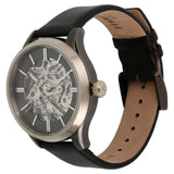 Kenneth Cole Automatic Grey Dial Leather Strap Watch for Men-NCKC15171004MN