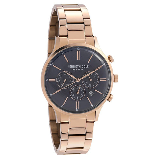 Kenneth Cole Quartz Multifunction Blue Dial Stainless Steel Strap Watch for Men-NCKC15177001MN