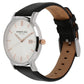 Kenneth Cole Quartz Analog with Date Grey Dial Leather Strap Watch for Men-KC15202001MN