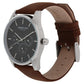 Kenneth Cole Quartz Multifunction Black Dial Leather Strap Watch for Men-NCKC15205001MN