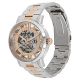 Kenneth Cole Automatic Rose Gold Dial Stainless Steel Strap Watch for Men-NCKC50118001MN