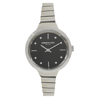 Kenneth Cole Quartz Analog Black Dial Stainless Steel Strap Watch for Women NDKC50187001LD