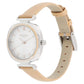 Kenneth Cole Quartz Analog Silver Dial Leather Strap Watch For Women