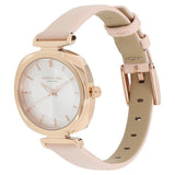 Kenneth Cole Quartz Analog Silver Dial Leather Strap Watch For Women