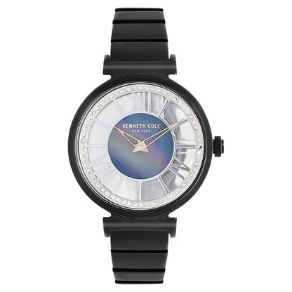 Kenneth Cole Quartz Analog Mother Of Pearl Dial Stainless Steel Strap Watch For Women