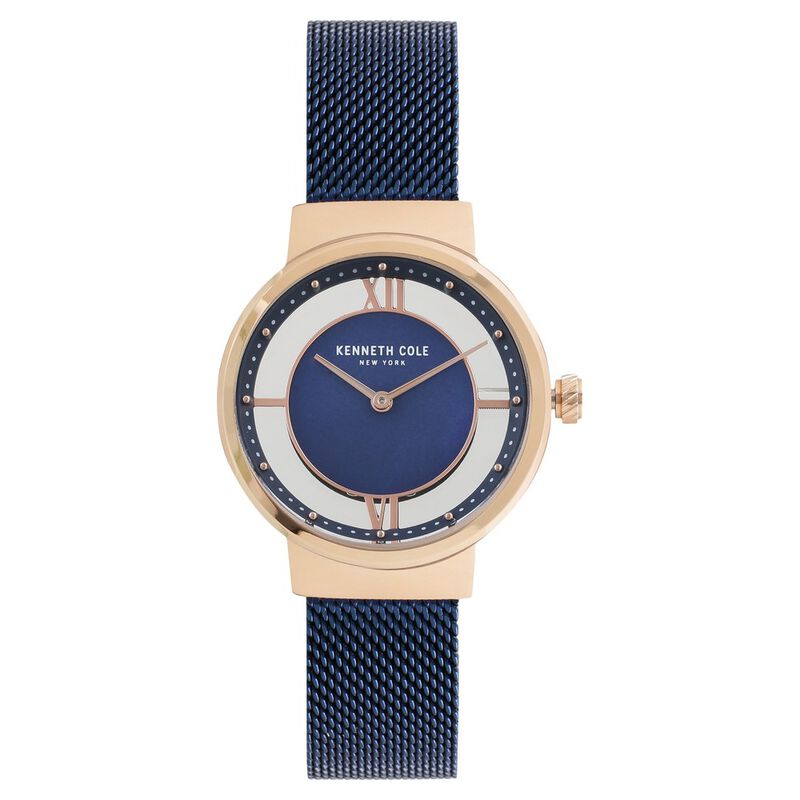 Kenneth Cole Quartz Analog Mother Of Pearl Dial Stainless Steel Strap Watch For Women