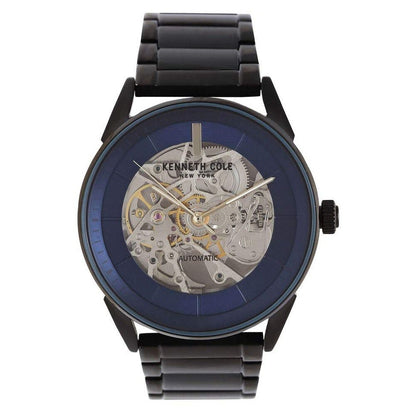 Blue Dial Stainless Steel Strap Watch for Men-NCKC50563003MN