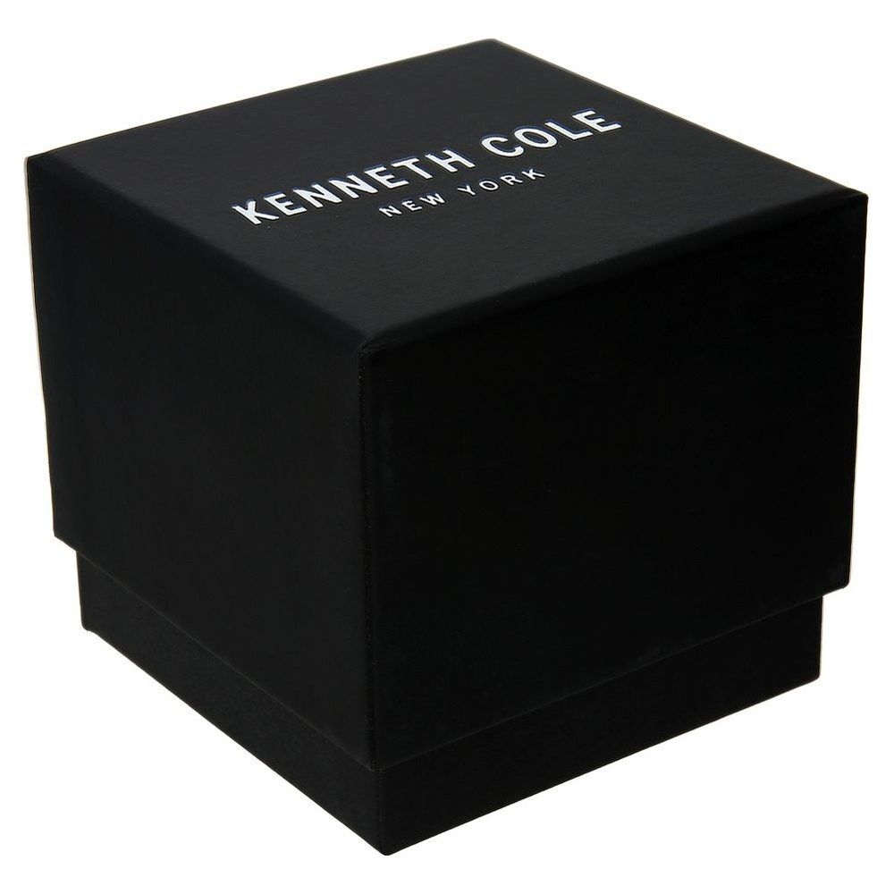 Kenneth Cole Quartz Analog Blue Dial Stainless Steel Strap Watch for Men-NDKC50586004MN