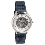 Kenneth Cole Quartz Analog Silver Dial Metal Strap Watch for Men-NCKC50631002MN