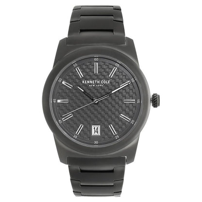 Kenneth Cole Quartz Analog Grey Dial Stainless Steel Strap Watch For Men