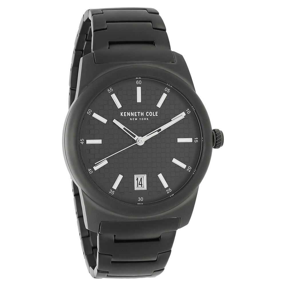 Kenneth Cole Quartz Analog Grey Dial Stainless Steel Strap Watch For Men