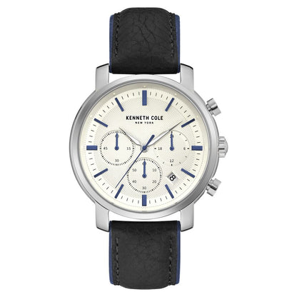 Kenneth Cole Multifunction White Dial Watch for Men-NDKC50775001MN