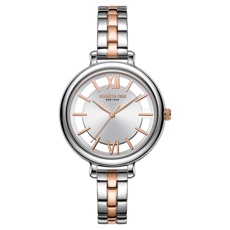 Kenneth Cole Quartz Analog Silver Dial Stainless Steel Strap Watch For Women
