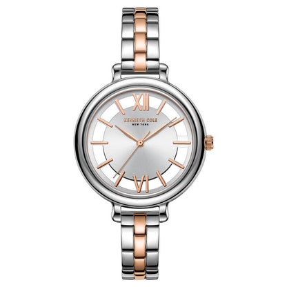 Kenneth Cole Quartz Analog Silver Dial Stainless Steel Strap Watch For Women