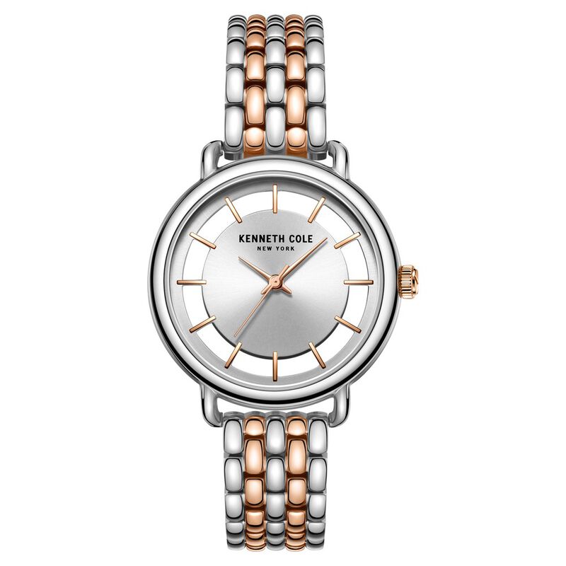 Kenneth Cole Quartz Analog Silver Dial Stainless Steel Strap Watch For Women