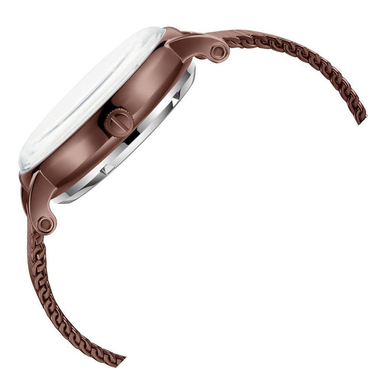 Kenneth Cole Quartz Multifunction Brown Dial Stainless Steel Strap Watch for Men-NCKC51093003MNW