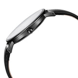 Kenneth Cole Quartz Analog Black Dial Leather Strap Watch for Men-NCKC51111003MN