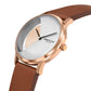 Kenneth Cole Quartz Analog Rose Gold Dial Leather Strap Watch for Men NEKCWGA2125301MN