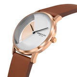 Kenneth Cole Quartz Analog Rose Gold Dial Leather Strap Watch for Men NEKCWGA2125301MN
