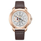 Kenneth Cole Quartz Analog Silver Dial Leather Strap Watch for Men