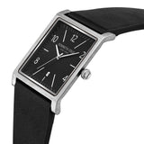 Kenneth Cole Quartz Analog Black Dial Leather Strap Watch For Men