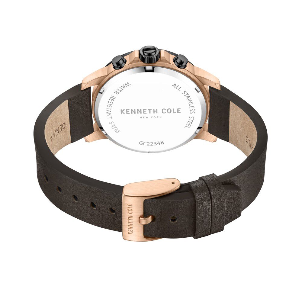 Kenneth Cole Black Dial Quartz Multifunction Watch for Men