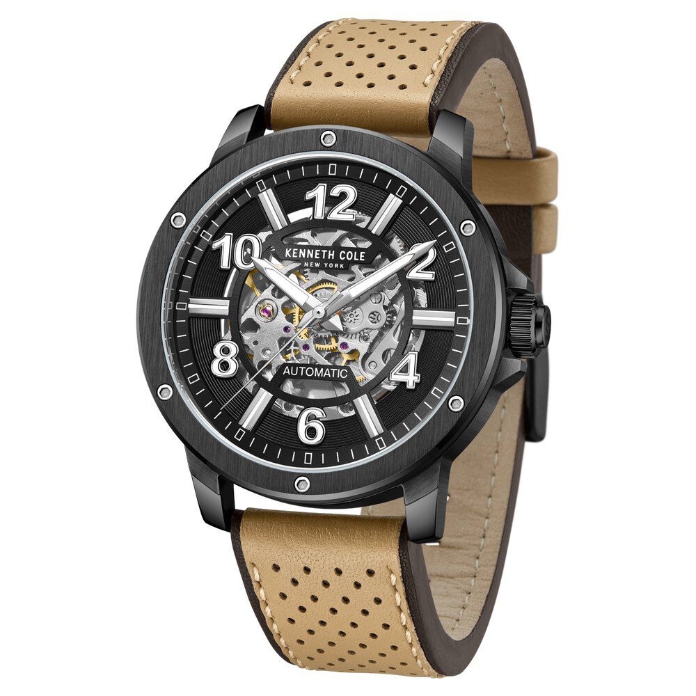 Kenneth Cole Black Dial Automatic Watch For Men