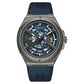 Kenneth Cole Automatic Analog Blue dial Leather Strap Watch for Men