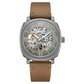 Kenneth Cole Silver Dial Analog Mechanical Hand Wound Watch for Men
