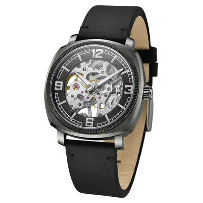 Kenneth Cole Black Dial Analog Mechanical Hand Wound Watch for Men