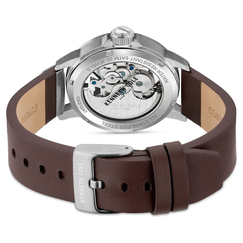Kenneth Cole Brown Dial Automatic Watch For Men