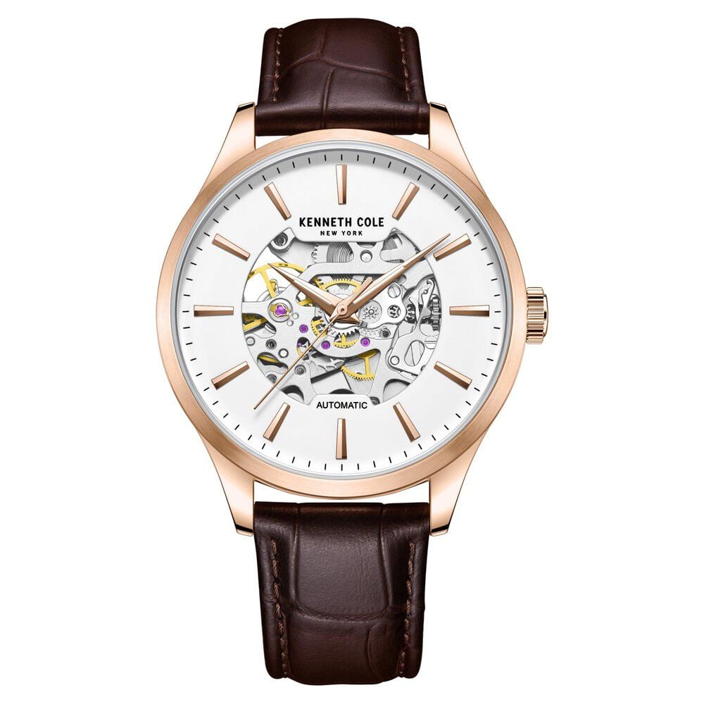 Kenneth Cole White Dial Automatic Watch for Men