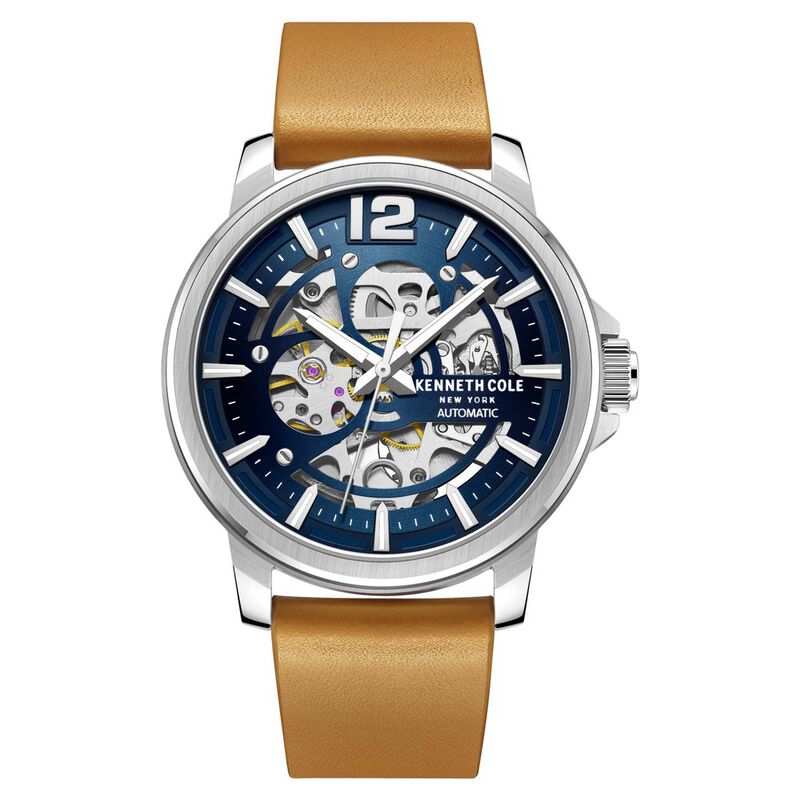 Kenneth Cole Blue Dial Automatic Watch For Men