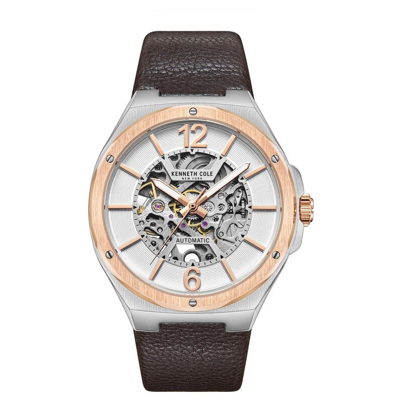 Kenneth Cole Automatic Silver Dial Watch For Men