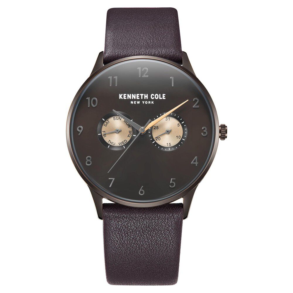 Kenneth Cole Multifunction Brown Dial Watch for Men NEKCWGF2221302MN