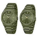 Kenneth Cole Kenneth Cole Quartz Analog Green Dial With Green Stainless Steel Strap Watch for Couple KCWGG0049301GLPA