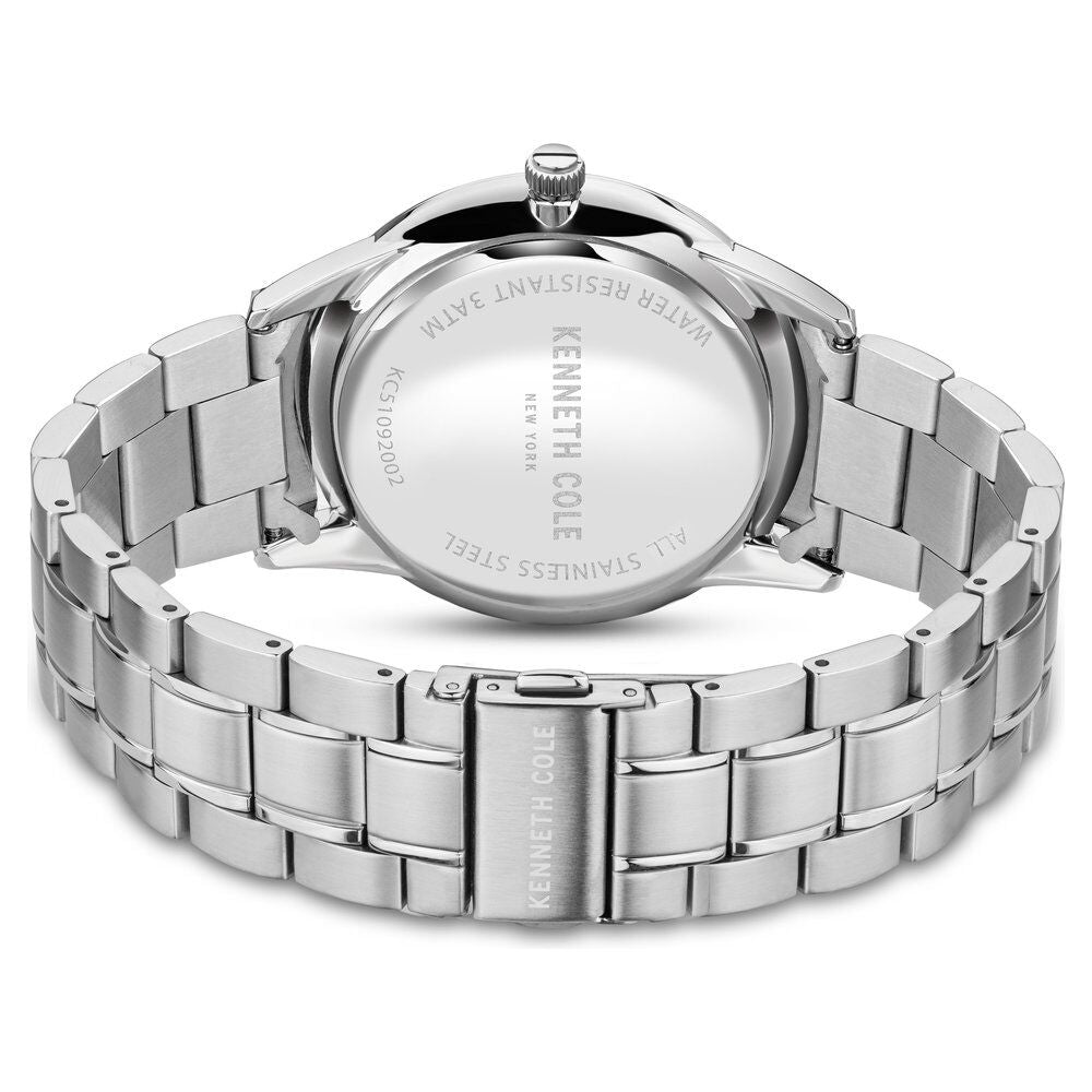 Kenneth Cole Blue Dial Stainless Steel Strap Watch For Men