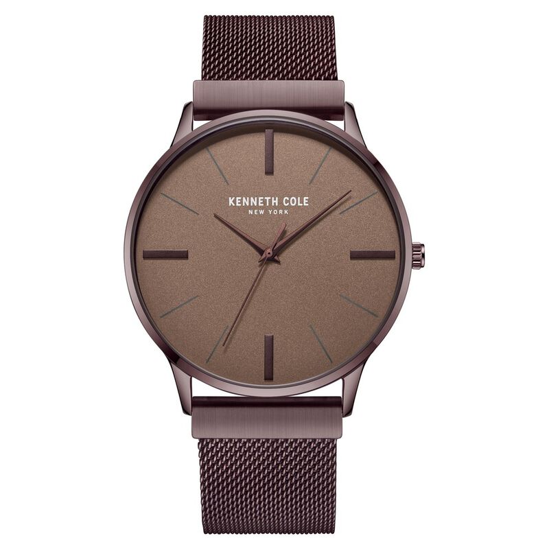 Kenneth Cole Analog Brown Dial Watch For Men