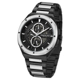 Kenneth Cole Multifunction Black Dial Stainless Steel Strap Watch For Men KCWGK0047203MN