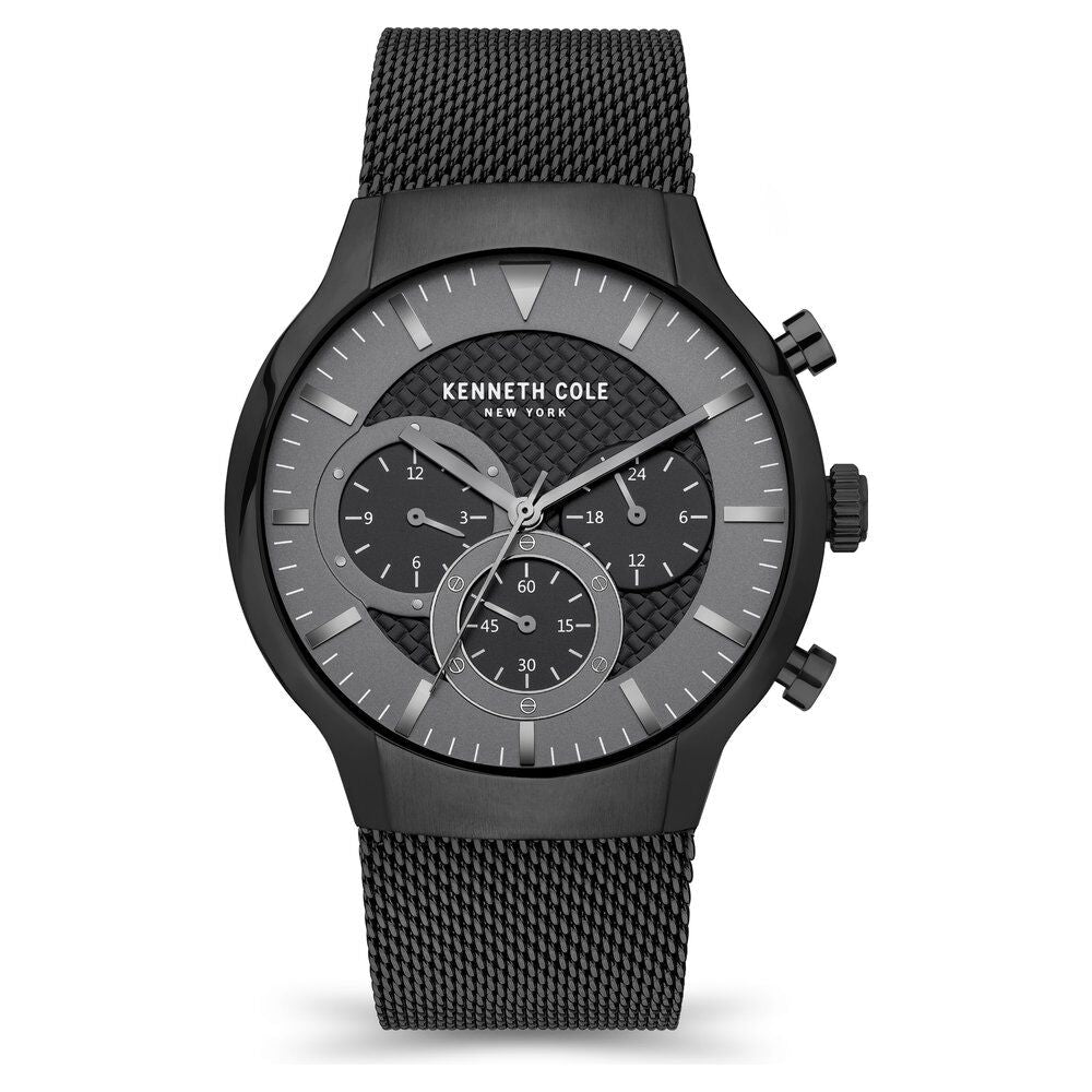 Kenneth Cole Grey Dial Stainless Steel Strap Watch For Men NEKCWGK2123303MN