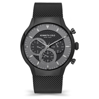 Kenneth Cole Grey Dial Stainless Steel Strap Watch For Men NEKCWGK2123303MN