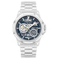 Kenneth Cole Automatic Blue dial Stainless Steel Strap Watch for Men