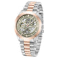 Kenneth Cole Mechanical Hand Wound Analog Mechanical Grey Dial With Two Toned Stainless Steel Strap Watch For Men KCWGL0046702MN