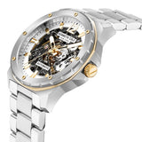 Kenneth Cole Automatic White Dial Stainless Steel Strap Watch For Men