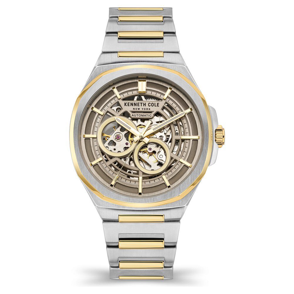 Kenneth Cole Grey Dial Automatic Watch for Men NEKCWGL2122303MN